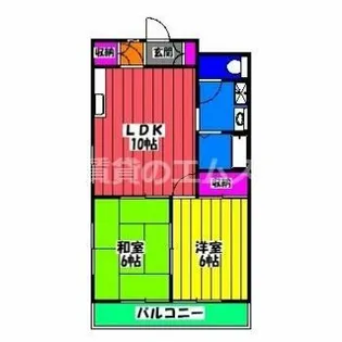 シャトレ冨永Ⅵ【303号室】の間取り