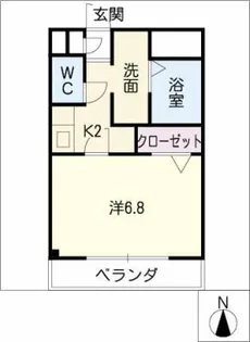 セントラルエール【4階】の間取り