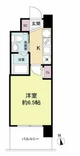 セレニテ福島プリエ【4階】の間取り