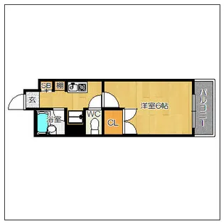 Mコーポ箱崎【405号室】の間取り