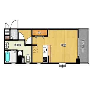 ピュアドームトレンディー高宮【501号室】の間取り