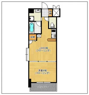 ネストピア県庁前【8階】の間取り
