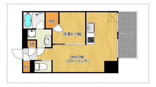 レジデンシャルヒルズ ヴィラスタイル【6階】の間取り