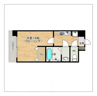 アルマティック薬院【5階】の間取り