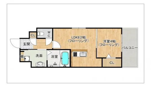 グランドアセント【7階】の間取り