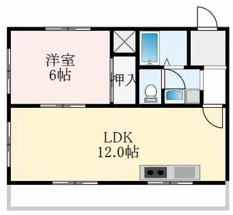 大阪府堺市中区深井沢町【マンション】の間取り