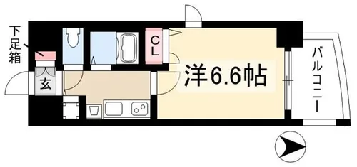 プレサンス大須観音駅前サクシード【0604号室】の間取り