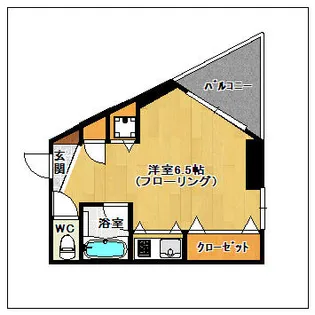 エクセレント青柳【401号室】の間取り