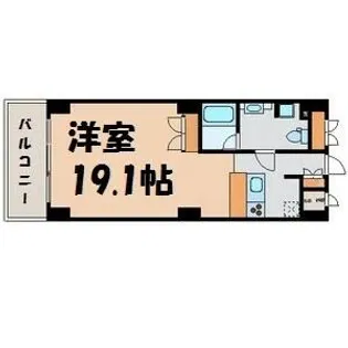 スクエア名駅南【2階】の間取り