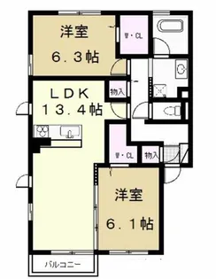 Superiage【1階】の間取り