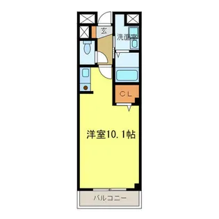 クレールメゾン【1階】の間取り