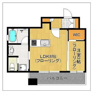 エンクレスト博多THETIME【3階】の間取り