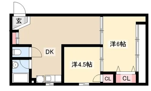 MIYAKO DORI bldg【605号室】の間取り