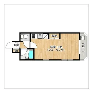 エスポアール御供所【6階】の間取り