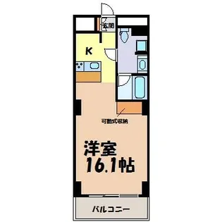スクエア名駅南【4階】の間取り