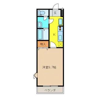 プロスパーク犬山【2階】の間取り