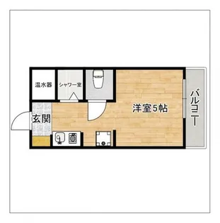 テングッド昭代NEXT【203号室】の間取り