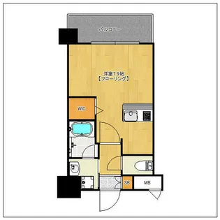 エンクレスト博多PREMIER【8階】の間取り