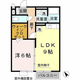 セジュール南堅田【2階】の間取り
