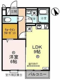 セジュール南堅田【2階】の間取り