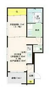 ウイングストーム【3階】の間取り