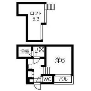 イデアーレ尼ケ坂【105号室】の間取り