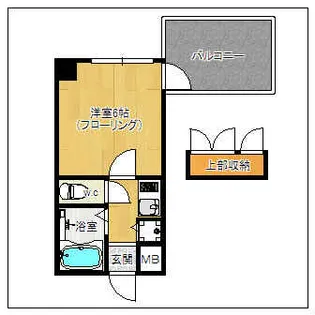 ダイナコート平尾山荘通り【6階】の間取り