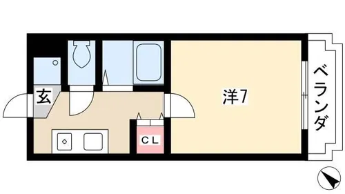SLR吹上【603号室】の間取り