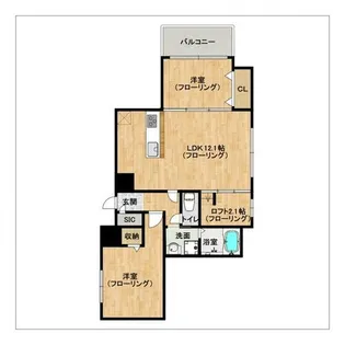 MODERN ASPIRATION平尾駅前【7階】の間取り