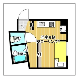 グローリーハイツ吉塚【802号室】の間取り