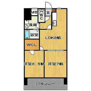 第17川崎ビル【7階】の間取り