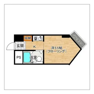 香椎エクセル13【2階】の間取り