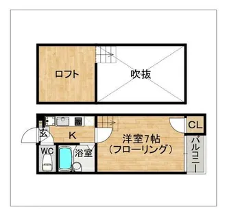 ル・レーブ【1階】の間取り