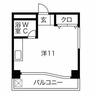 柴田マンション【202号室】の間取り