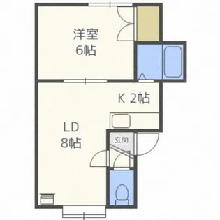 ガレリア石山【2階】の間取り