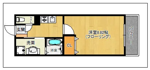 リファレンス筑紫野【3階】の間取り