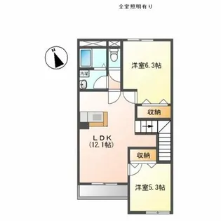 プロニティハウス【2階】の間取り