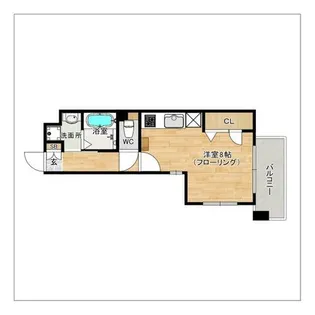 レジデンシャルヒルズ博多東【2階】の間取り