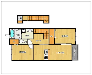 Pastorale OP5【201号室】の間取り