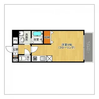 アリターレ薬院【403号室】の間取り