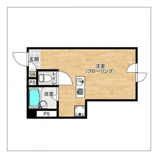 グローリーハイツ吉塚【5階】の間取り