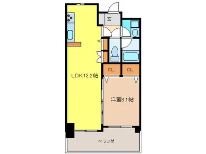 BELLE VILLE Ⅴ【3階】の間取り