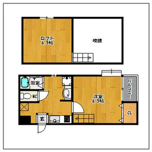 イル・グラッツィア天神【203号室】の間取り