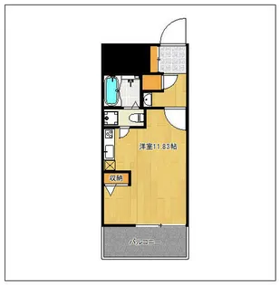 ラセット博多【9階】の間取り