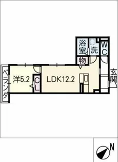 クレールビュウ【2階】の間取り