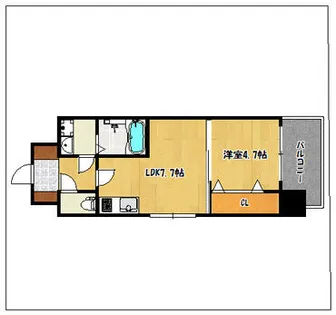 Volare Aqua Place【602号室】の間取り