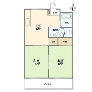 サンビレッジナカニシA棟【2階】の間取り