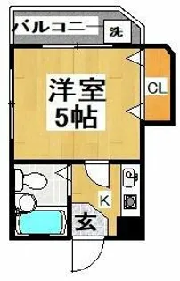 コサエールマンション【3階】の間取り