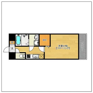 Rupieレジデンス赤坂南【6階】の間取り