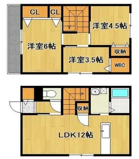 アルバ大刀洗C棟【101号室】の間取り
